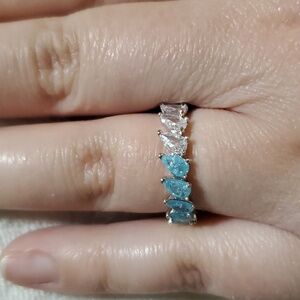 BP Rhodium Plated Ring Size 7